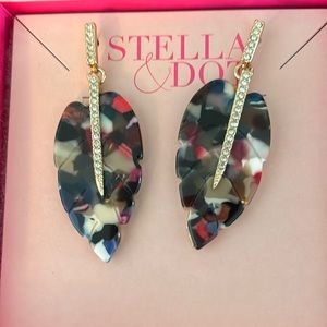 Brand new colorful Stella & Dot earrings .
